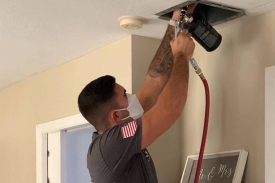 sanitizing air ducts - 2