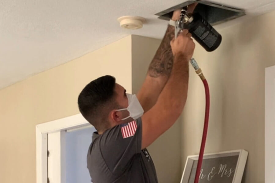 sanitizing air ducts